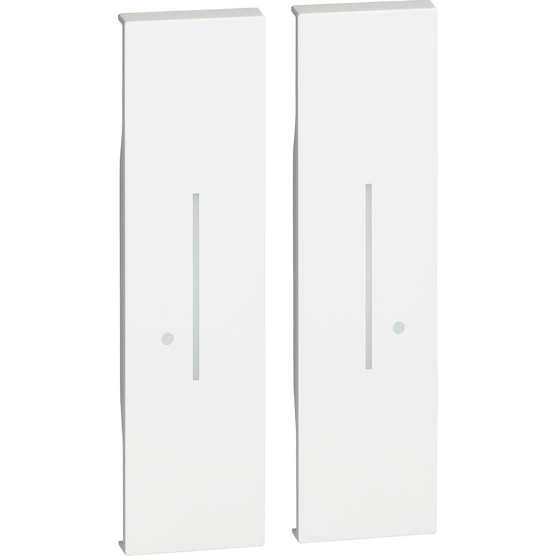 [BTI-BTKW36M2] Bticino BTKW36M2 - Enjoliveur Living Now with Netatmo pour commande sans fil double 2 modules-blanc