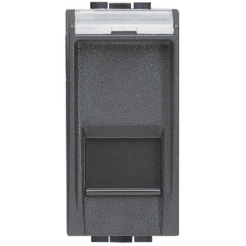 [BTI-L4279C6S] Bticino L4279C6S - Prise RJ45 Livinglight catégorie 6 STP - Anthracite - 1 module
