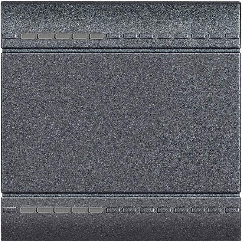Bticino L4911M2N - Manette Livinglight neutre type bascule 2 modules - anthracite