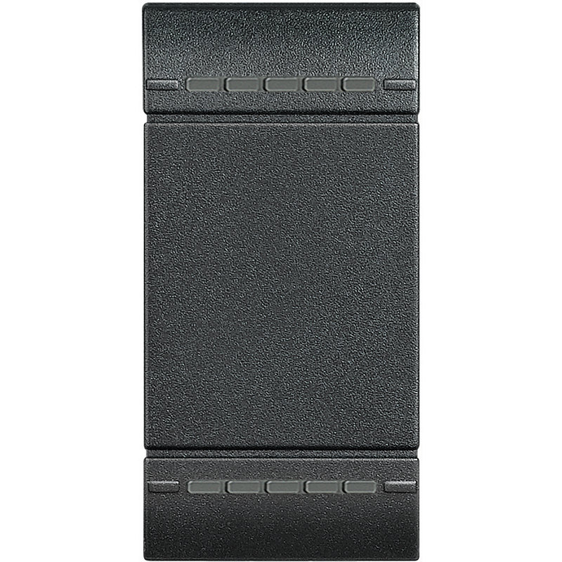 Bticino L4911N - Manette Livinglight neutre type bascule 1 module - anthracite
