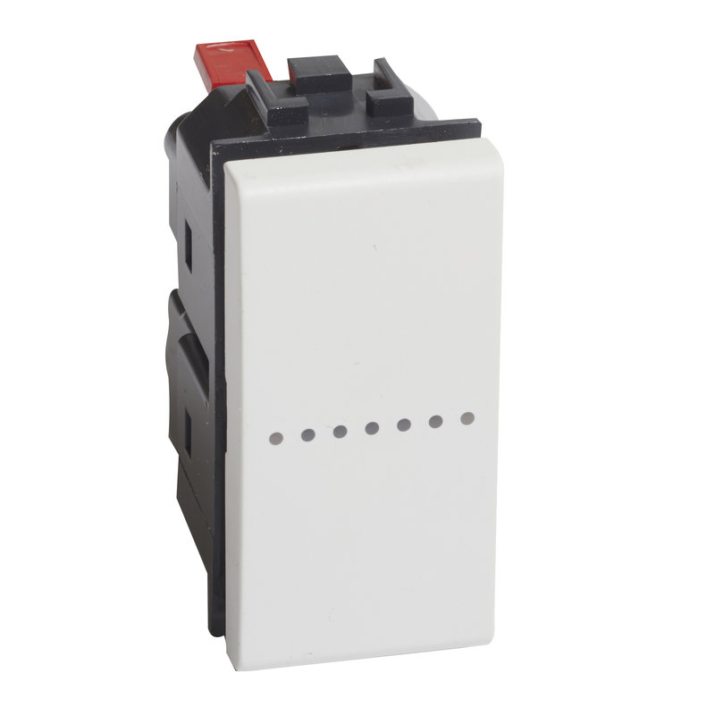 [BTI-BTN4053AN] Bticino BTN4053AN - Interrupteur ou va et vient Livinglight 16AX 250V~ - Blanc - 1 module
