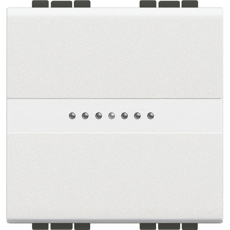 [BTI-BTN4053M2AN] Bticino BTN4053M2AN - Interrupteur ou va et vient Livinglight 16AX 250V~ - Blanc - 2 modules