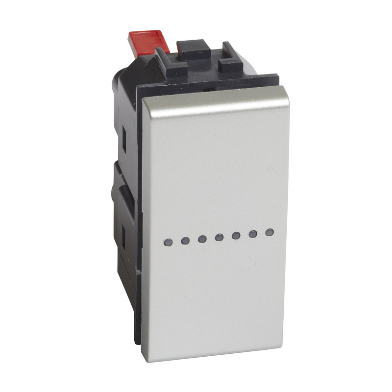 [BTI-BTNT4053AN] Bticino BTNT4053AN - Interrupteur ou va et vient Livinglight 16AX 250V~ - Tech - 1 module