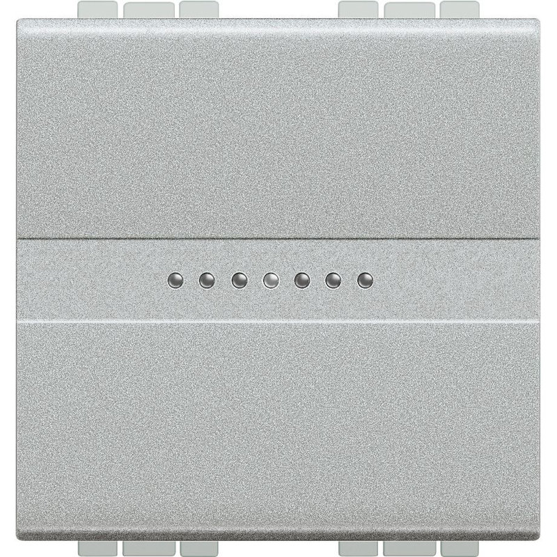 [BTI-BTNT4053M2AN] Bticino BTNT4053M2AN - Interrupteur ou va et vient Livinglight 16AX 250V~ - Tech - 2 modules