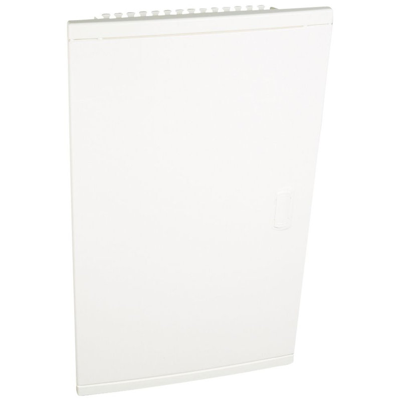 Legrand 001513 - Coffret modulaire encastré 3 rangées 36+6 modules porte isolante galbée blanche