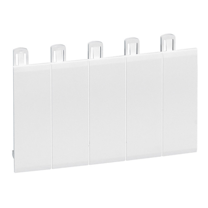 Legrand 001660 - Obturateur 5 modules séparable- Blanc RAL9003