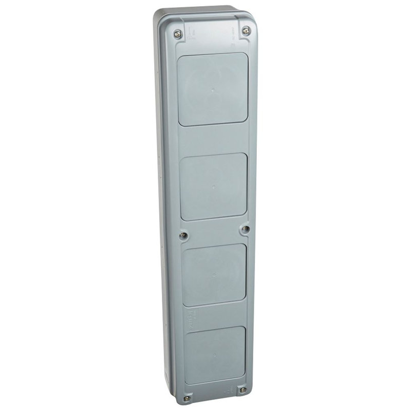 Legrand 001918 - Gaine multifonction verticale pour coffrets étanches Plexo³ 3 rangées