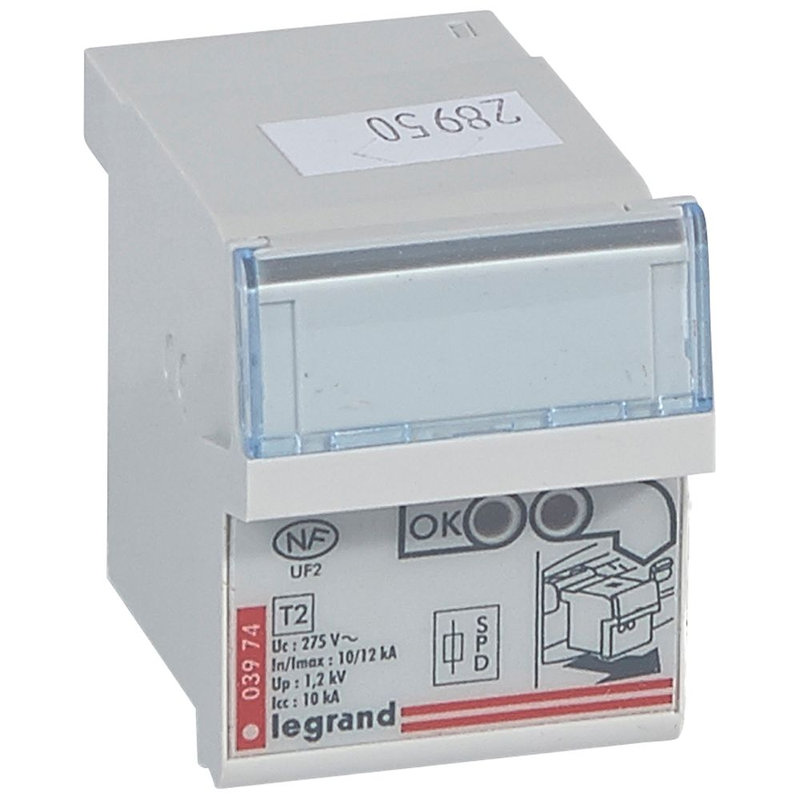 Legrand 003974 - Cassette de remplacement pour parafoudre réferences 003971 et 003973