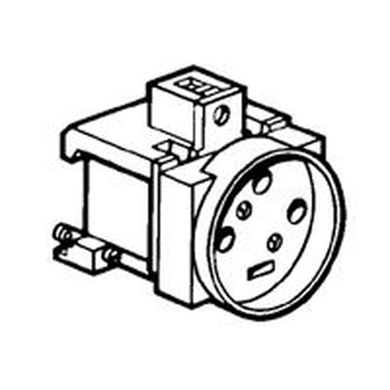 Legrand 004291 - Prise de courant modulaire 20A 400V~ - 3P+T à éclips - 3,5 modules