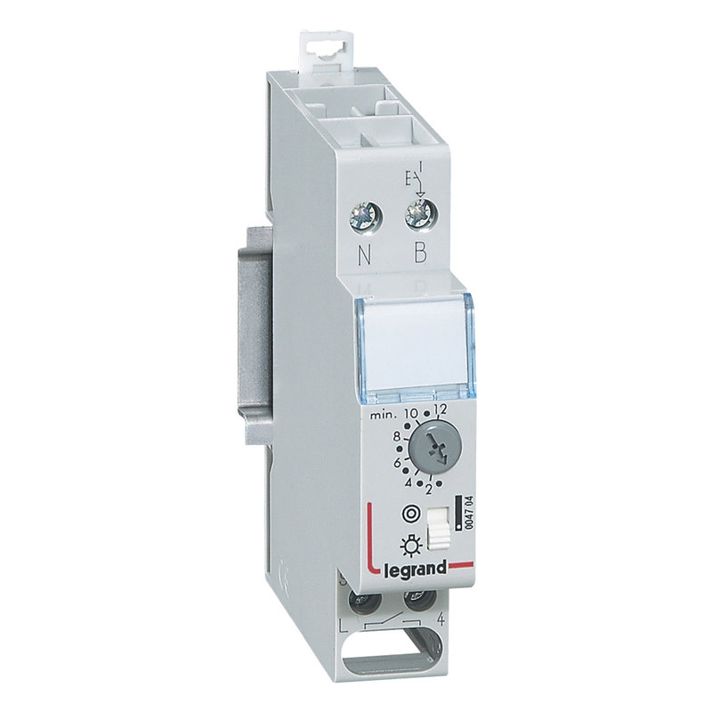 Legrand 004704 - Minuterie modulaire multifonction 230V~ 50Hz et 60Hz sortie 16A 250V~ - 1 module