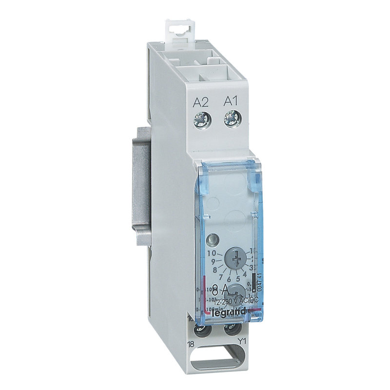 Legrand 004741 - Relais temporisé modulaire retardé à l'ouverture - 1 module