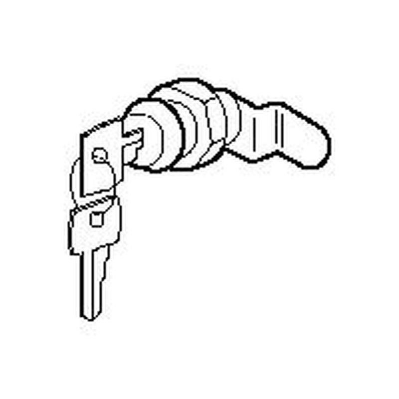 Legrand 005599 - Serrure n° 405 pour porte isolante pour bac étroit GTL