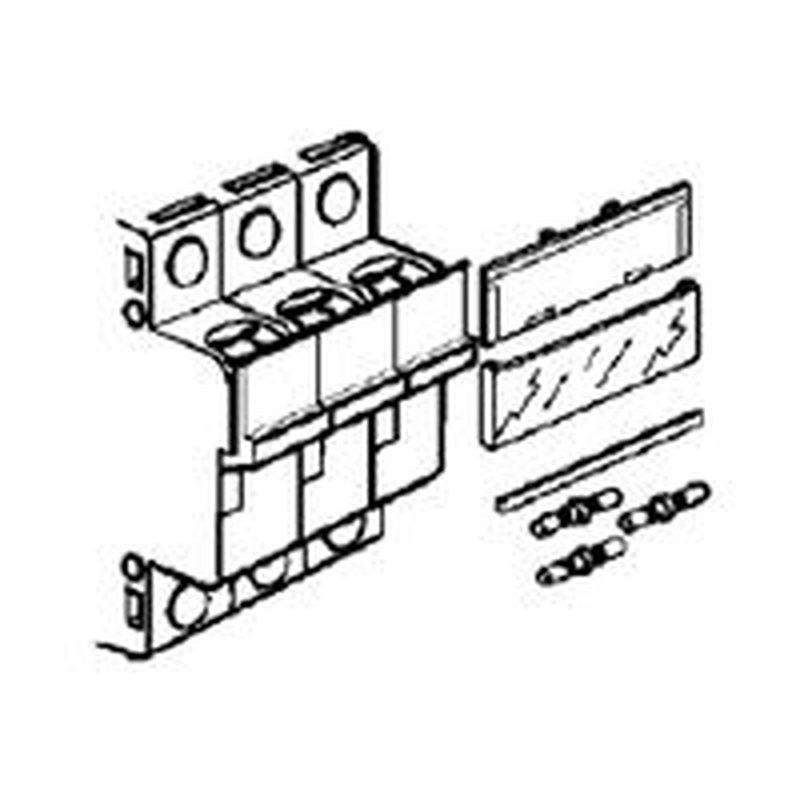 Legrand 005793 - Ensemble de solidarisation pour 3 coupe-circuit sectionneurs unipolaires