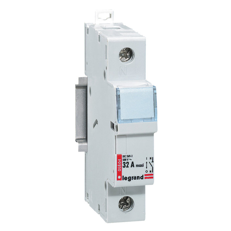 Legrand 005804 - Coupe-circuit sectionneur - 1P - cartouche cylind ind neutre - 500 V~