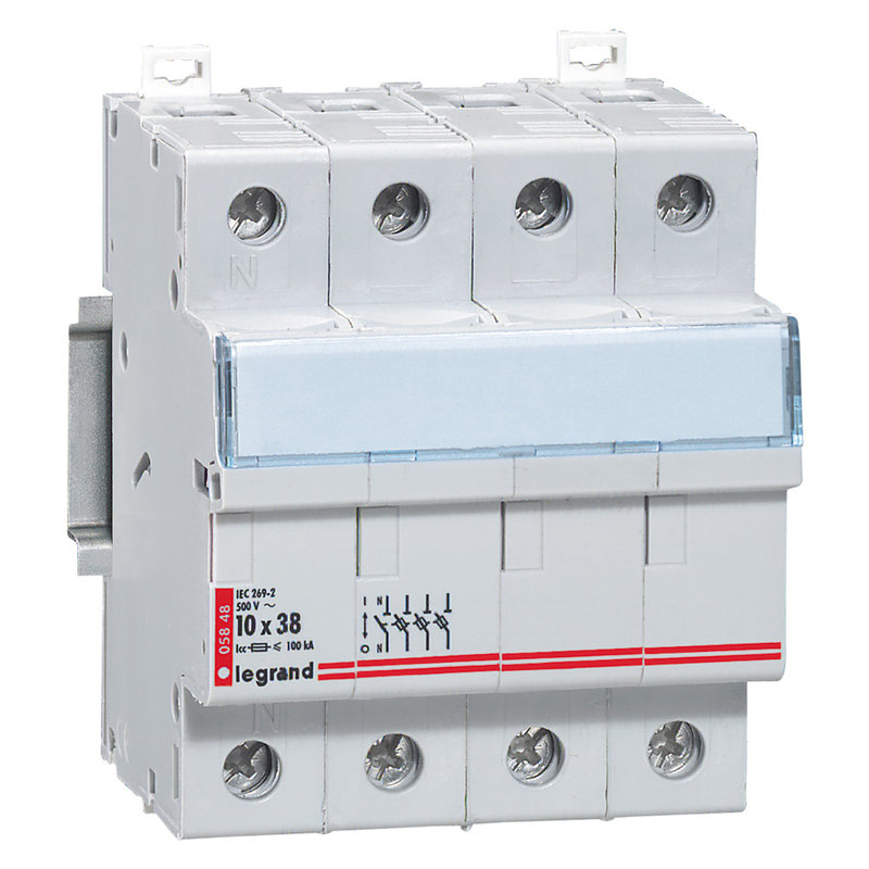 Legrand 005848 - Coupe-circuit sectionneur - 3P+N - cartouche cylind ind 10x38 - 500 V~