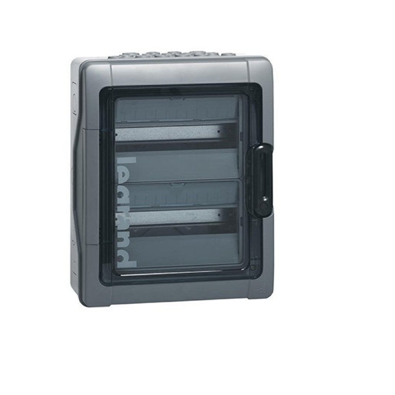 Legrand 001925 - Coffret étanche Plexo³ 2x18 modules avec embouts perforation directe prémontés