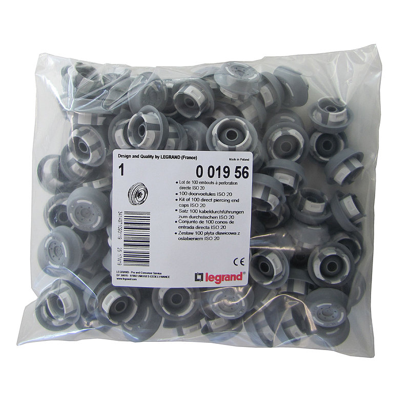 Legrand 001956 - Lot de 100 embouts à perforation directe ISO Ø20mm