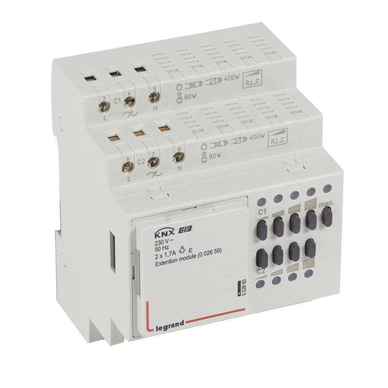 Legrand 002660 - Extension modulaire pour controleur BUS/KNX 002660 - 4 modules
