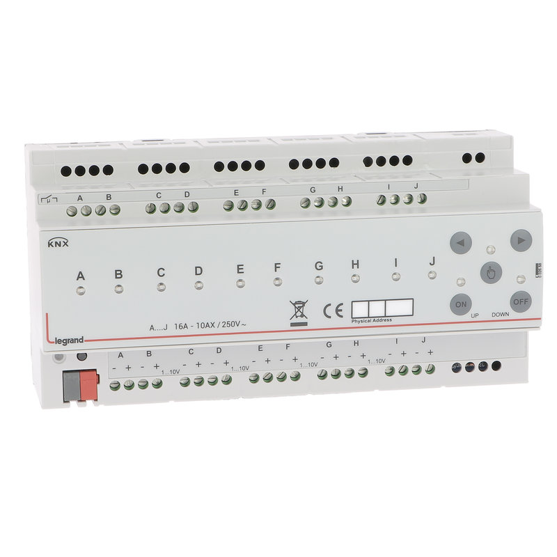 Legrand 002668 - Controleur variation 1V à 10V BUS KNX modulaire 10 sorties