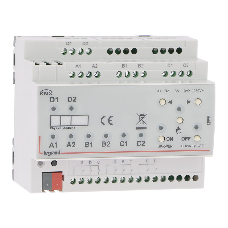 Legrand 002673 - Controleur multiapplication BUS KNX modulaire 8 sorties 8 entrées