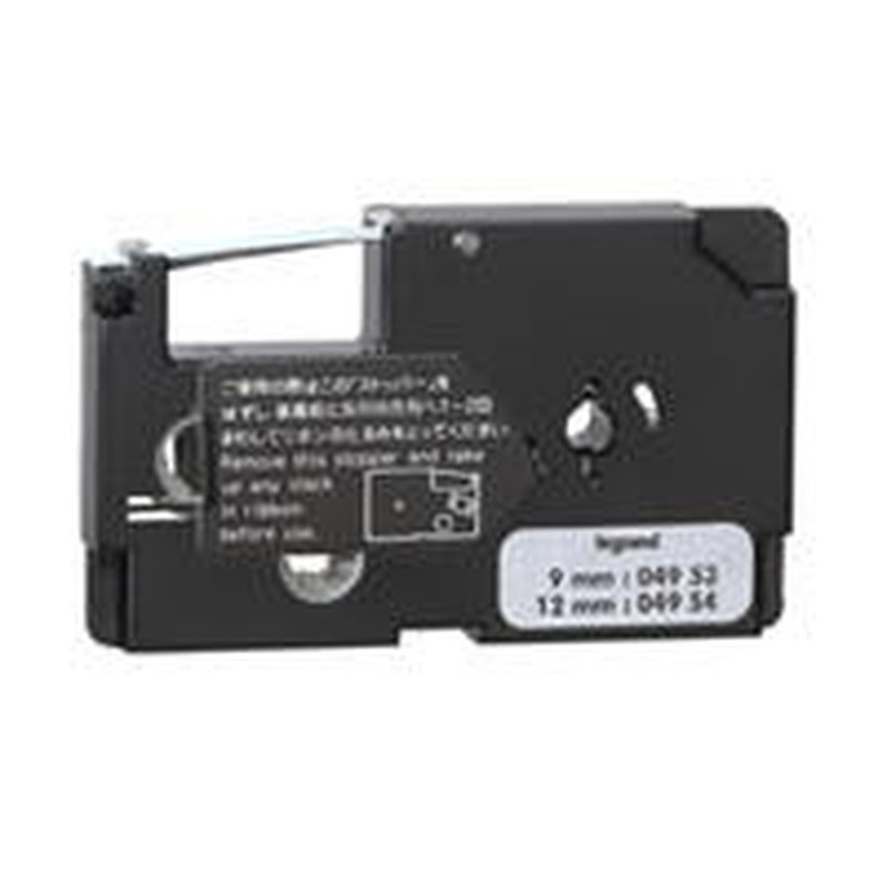 Legrand 004953 - Recharge ruban blanc pour titreuse référence 004950 largeur 9mm
