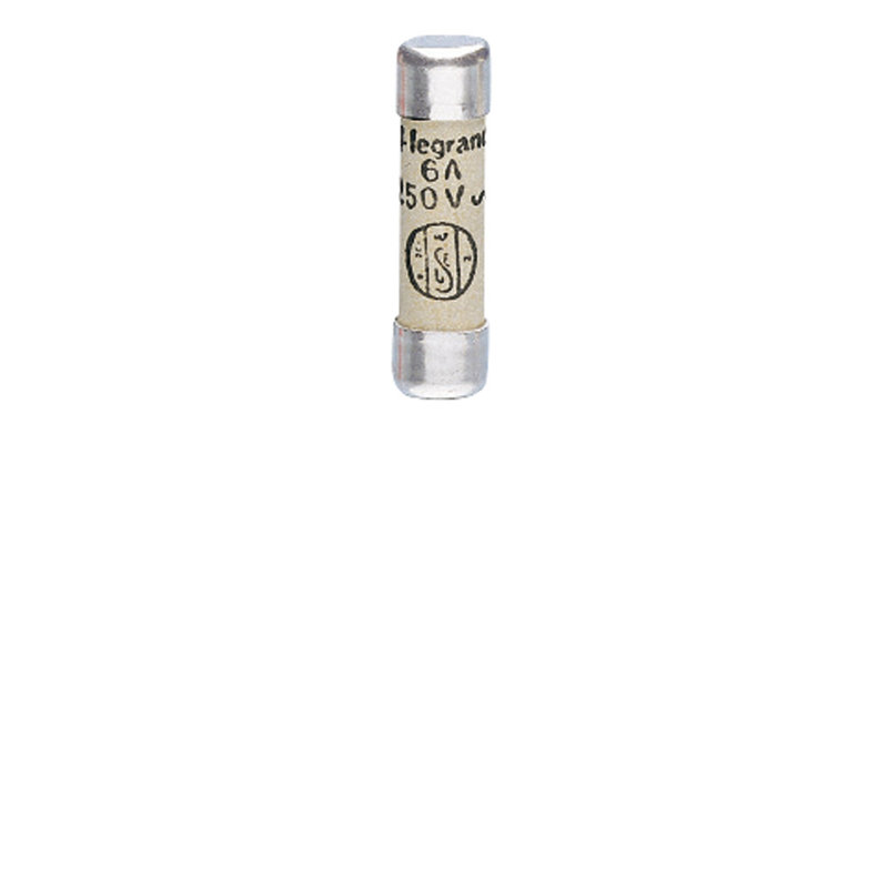 Legrand 010306 - Cartouche cylindrique domestique 6,3x23mm sans voyant - 6A