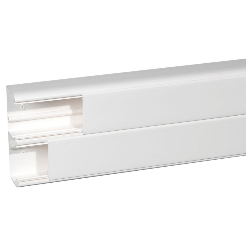 Legrand 010427 - Goulotte 2 compartiments DLP monobloc - 50x150mm - blanc