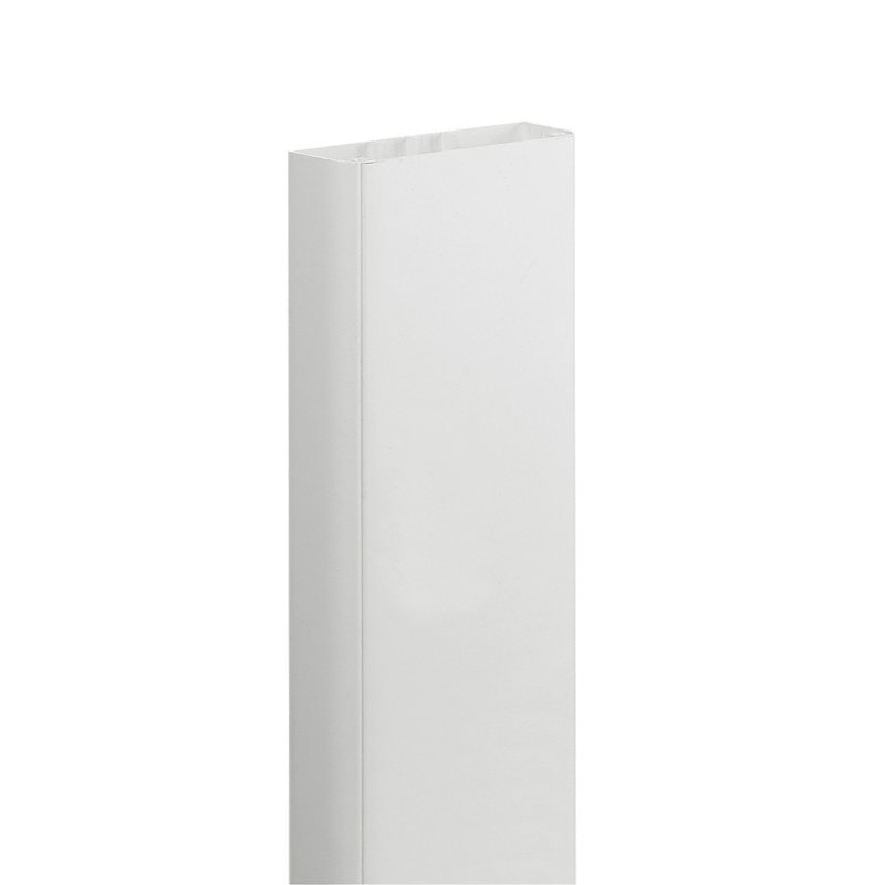 Legrand 010464 - Goulotte 1 compartiment 50x105mm DLP monobloc avec couvercle 85mm - blanc