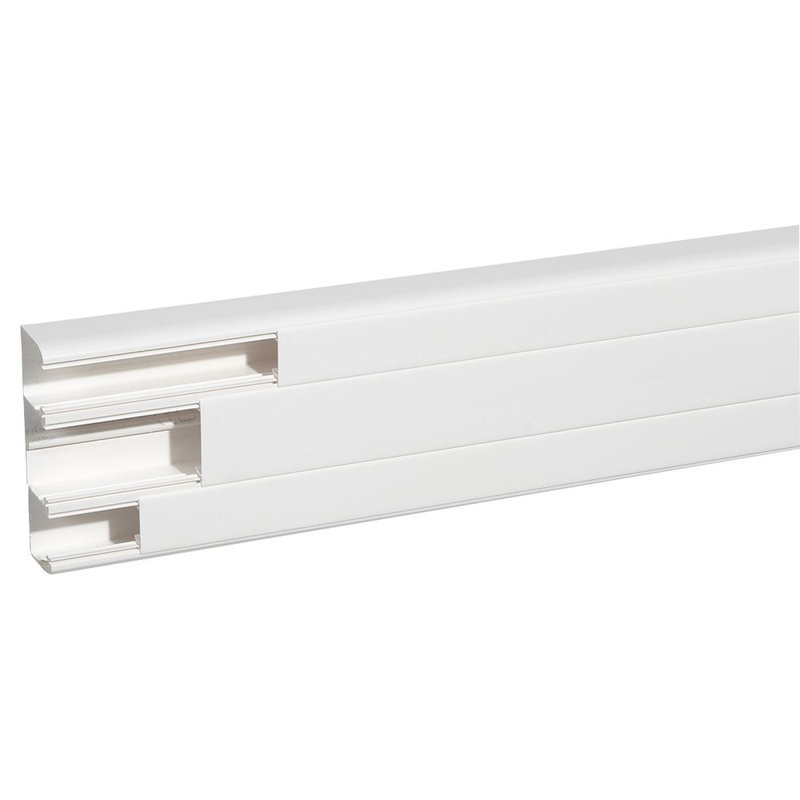 Legrand 010467 - Goulotte DLP monobloc 50x170mm - 3 compartiments avec 3 couvercles - 2m