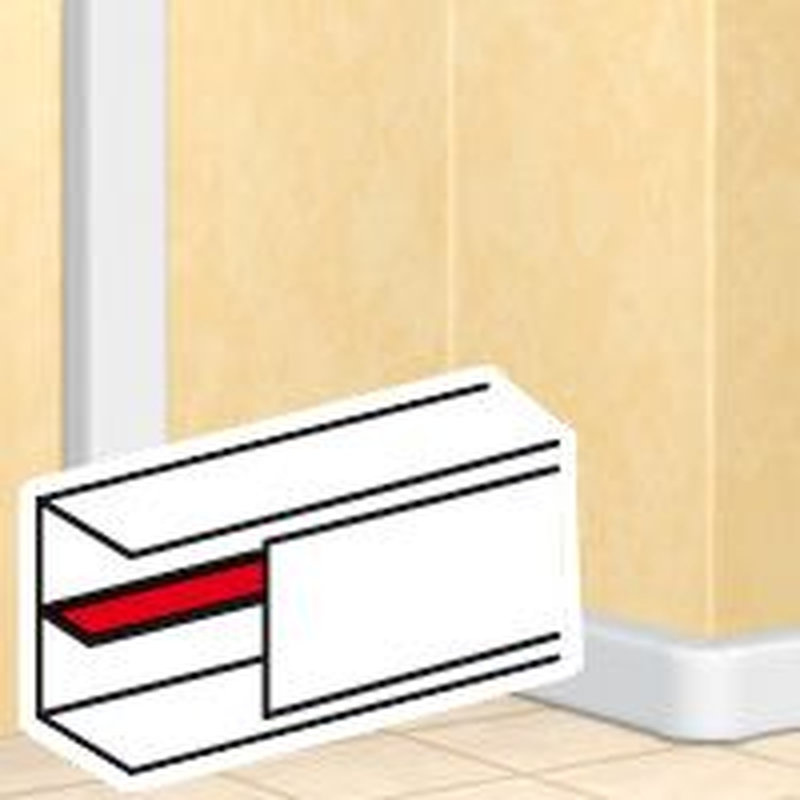 Legrand 010584 - Cloison de séparation pour goulotte DLP monobloc 35x80mm - blanc