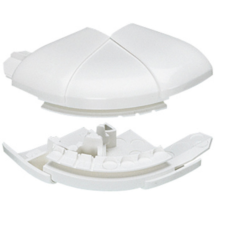 Legrand 010621 - Angle extérieur pour goulottes DLP monobloc 35x80mm ou 35x105mm - blanc