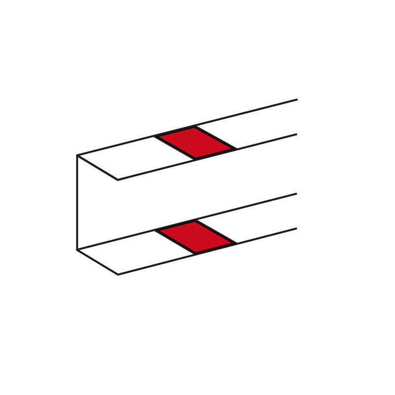 Legrand 010696 - Joint de corps à éclisse pour goulotte DLP monobloc 50x105mm - blanc