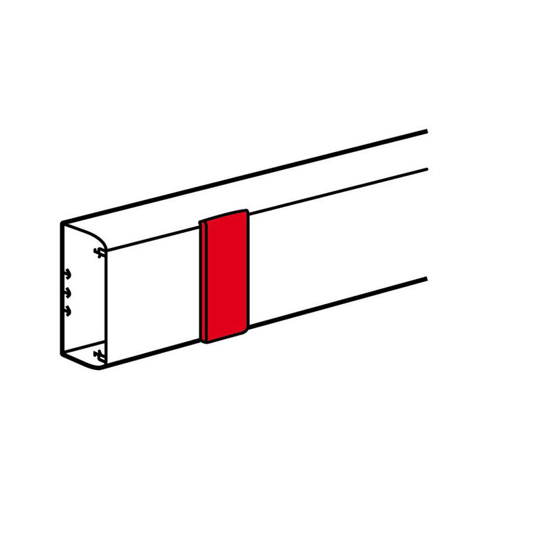 Legrand 010801 - Joint de couvercle largeur 65mm pour goulotte DLP monobloc - blanc