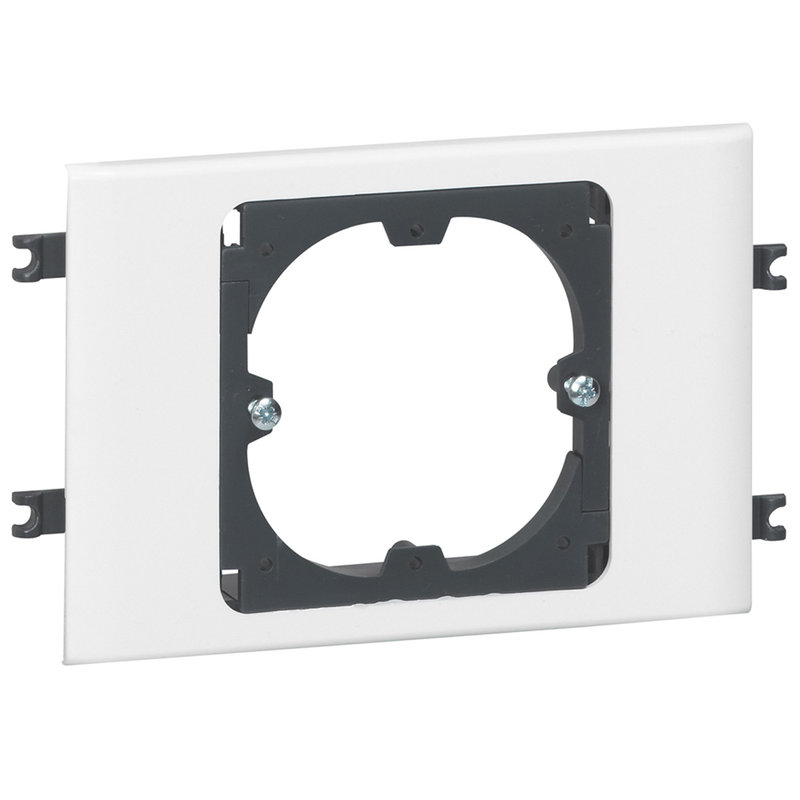 Legrand 010913 - Support universel 1 poste pour goulotte DLP monobloc avec couvercle 85mm
