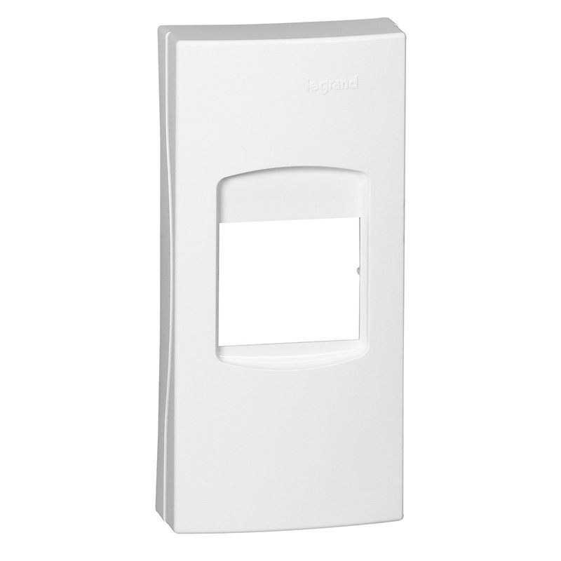 Legrand 010935 - Support 3 modules appareil modulaire - goulotte DLP monobloc - couvercle 85mm
