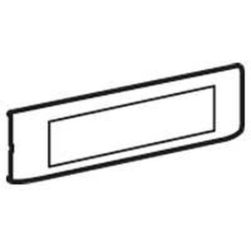 Legrand 010982 - Support Mosaic 8 modules pour montage sur goulotte avec couvercle 85mm