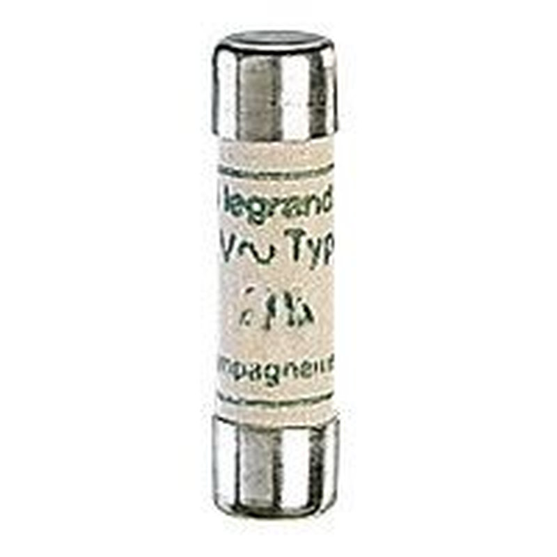 Legrand 012008 - Cartouche industrielle cylindrique typeaM 8,5x32mm sans voyant - 8A