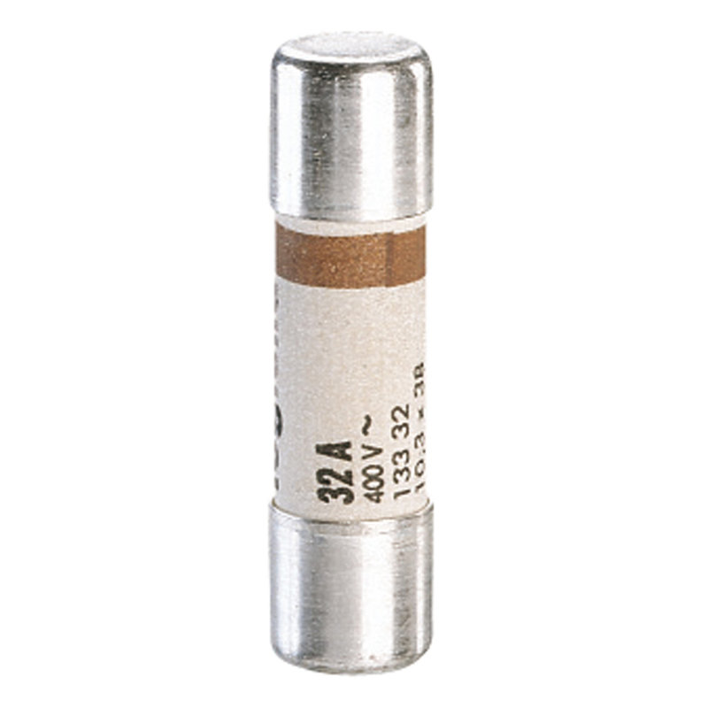 Legrand 013332 - Cartouche cylindrique domestique 10,3x38mm sans voyant - 32A