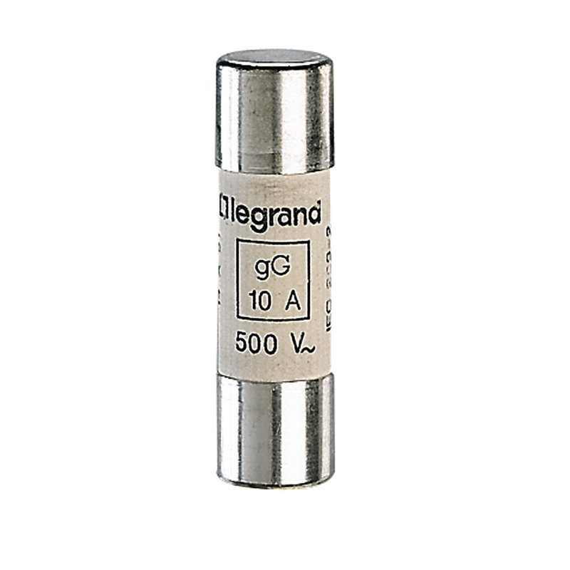 Legrand 014310 - Cartouche industrielle cylindrique typegG 14x51mm sans percuteur - 10A