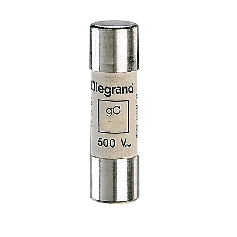 Legrand 014316 - Cartouche industrielle cylindrique typegG 14x51mm sans percuteur - 16A