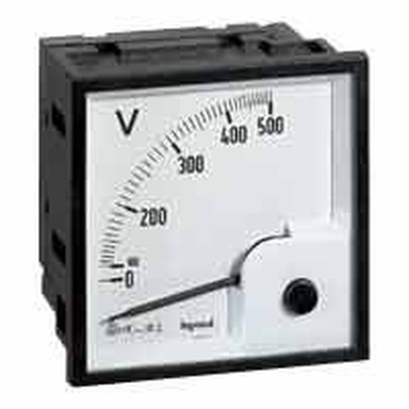 Legrand 014601 - Ampèremètre analogique à fût carré 68x68mm à équiper d'un cadran de mesure