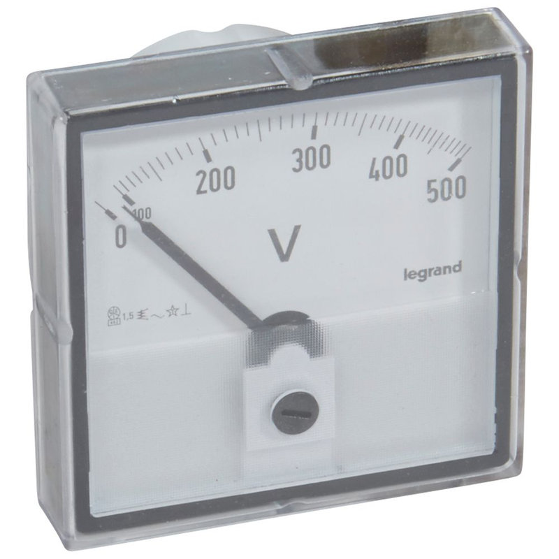 Legrand 014660 - Voltmètre analogique  - à fût rond - Ø56mm