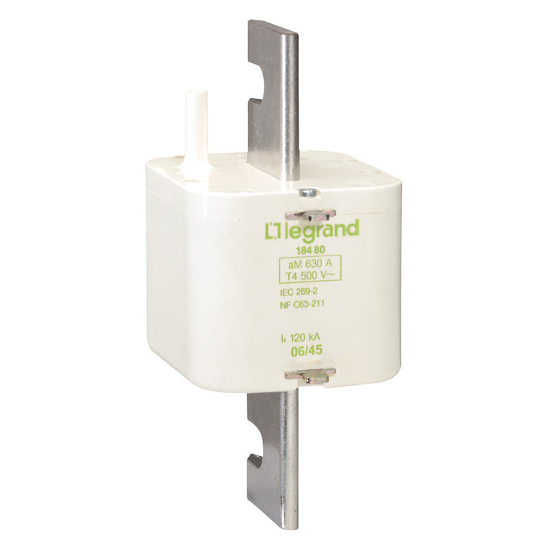 Legrand 018480 - Cartouche industrielle à couteau typeaM taille 4 - avec percuteur - 630A