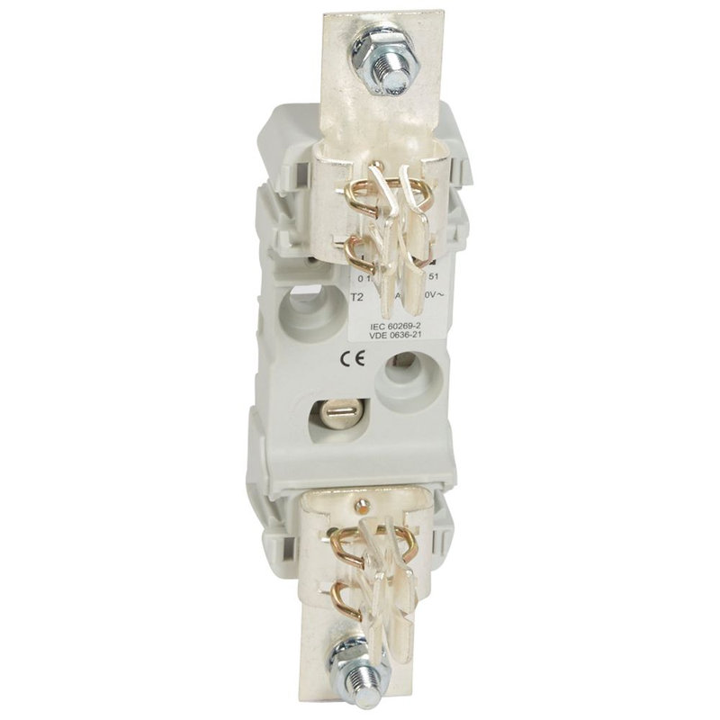 Legrand 019950 - Socle pour cartouche à couteau taille 2 - 1P sans minirupteur - 400A