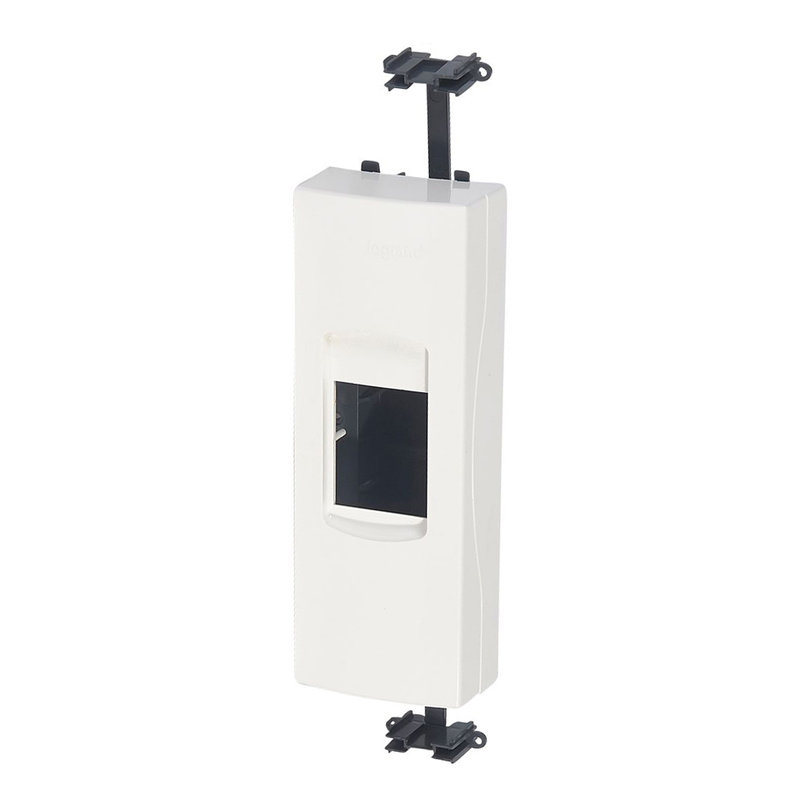 Legrand 010925 - Support 2 modules appareil modulaire - goulotte DLP monobloc - couvercle 65mm