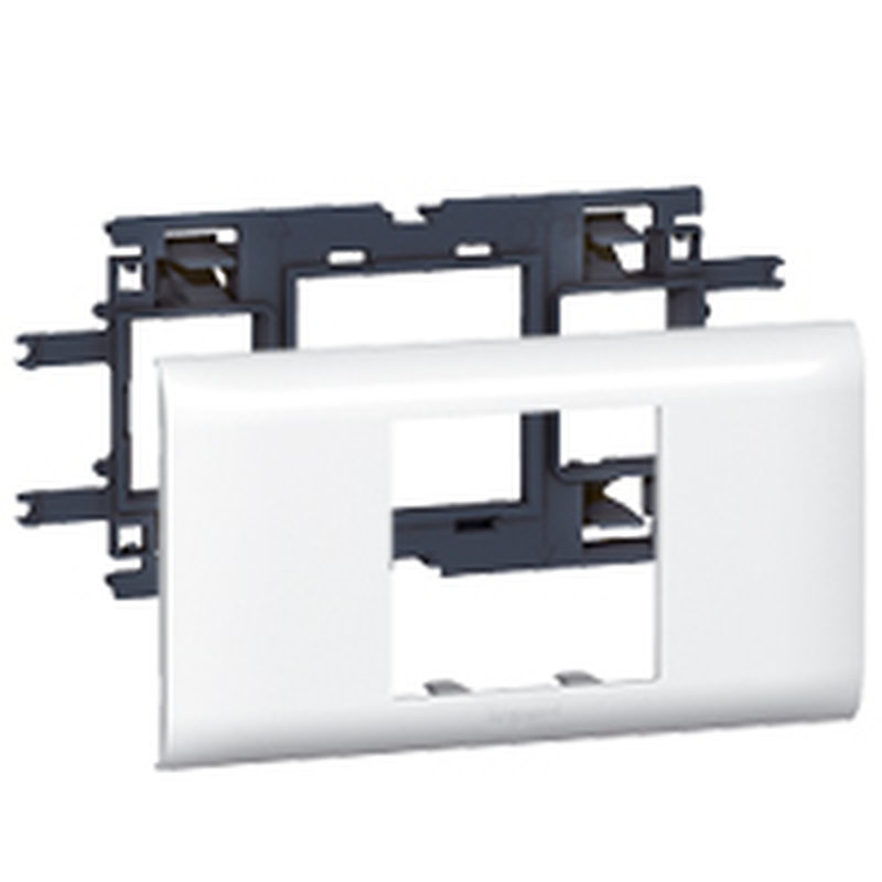 Legrand 010952 - Support Mosaic pour goulotte DLP monobloc avec couvercle 65mm