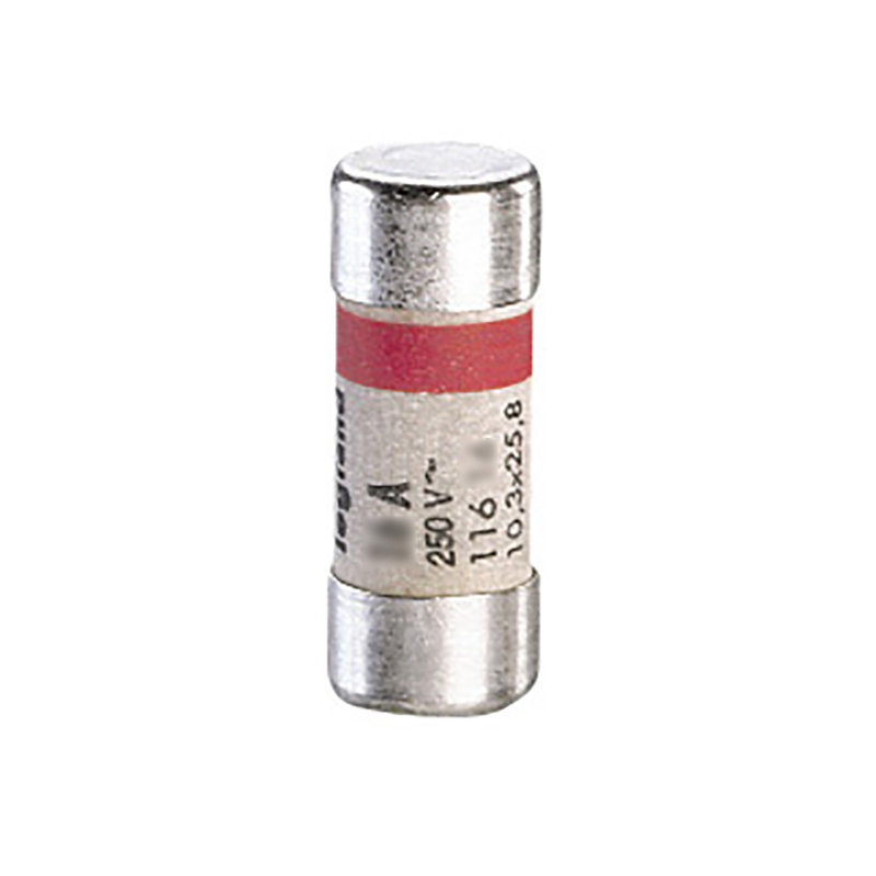 Legrand 011606 - Cartouche cylindrique domestique 10,3x25,8mm sans voyant - 6A