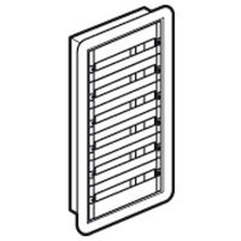 Legrand 020016 - Coffret distribution encastré XL³160 tout modulaire 6 rangées - 144 modules