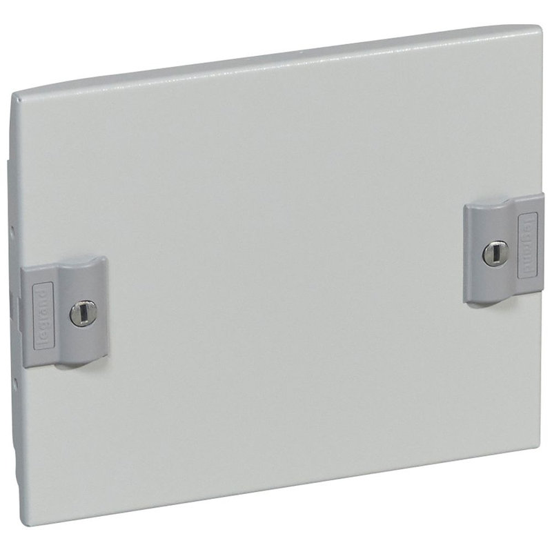 Legrand 020140 - Plastron plein métal 1/4 tour pour gaines à câbles XL³400 - hauteur 200mm