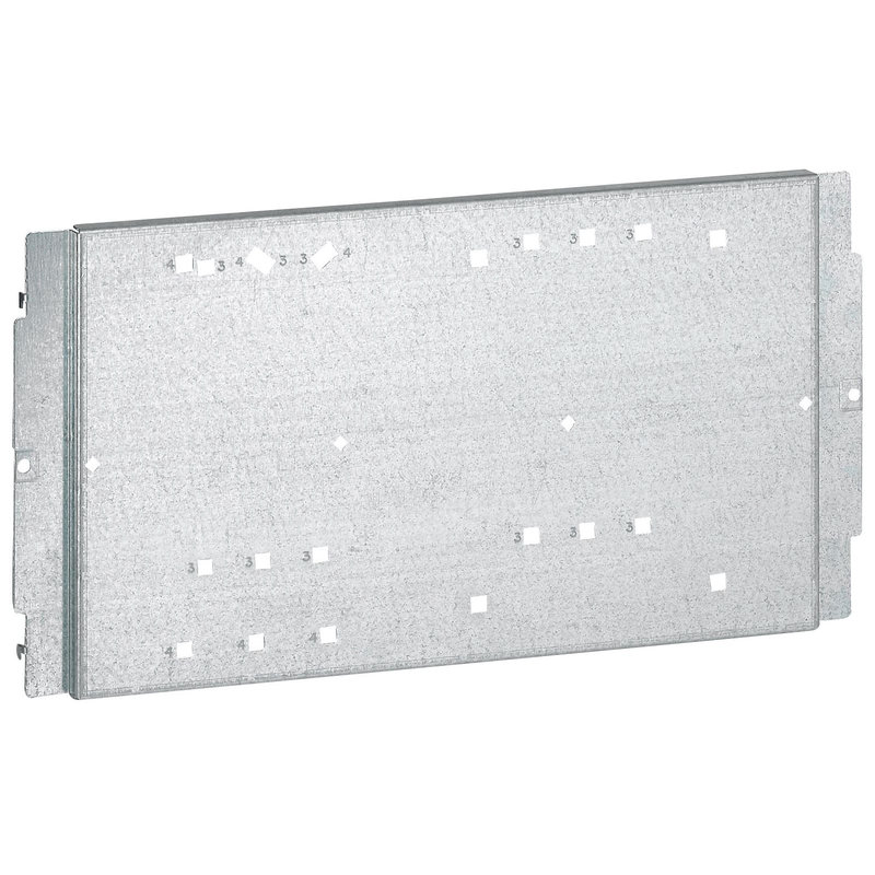 Legrand 020220 - Platine XL³400 - pour 1 à 2 DPX 250 ou 1 DPX³630 fixe + répartiteur - vertical